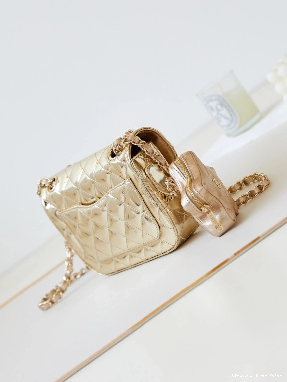 Hyper Peter COIN STAR CHANEL FLAP PURSE & BAG MINI 0714